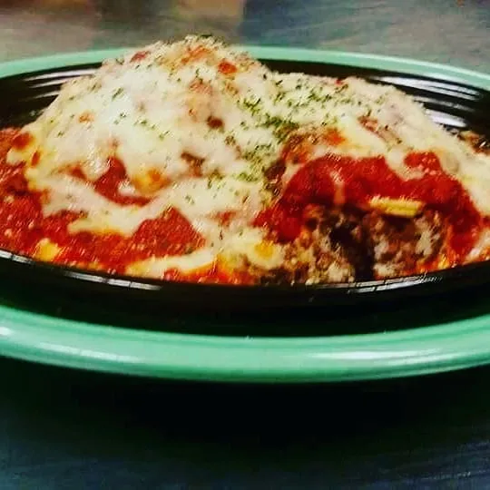 Veal Parmesan - Side of Spaghetti